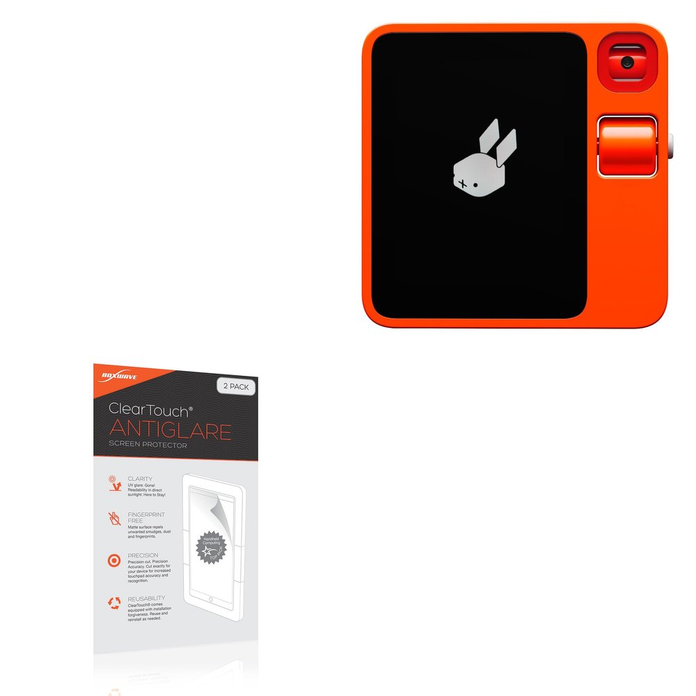 BoxWave Screen Protector Compatible with Rabbit R1 - ClearTouch Anti-Glare (2-Pack), Anti-Fingerprint Matte Film Skin