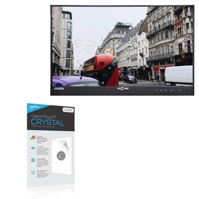 BoxWave Screen Protector Compatible with Orion Images 23REDPH - ClearTouch Crystal (2-Pack), HD Film Skin - Shields from Scratches