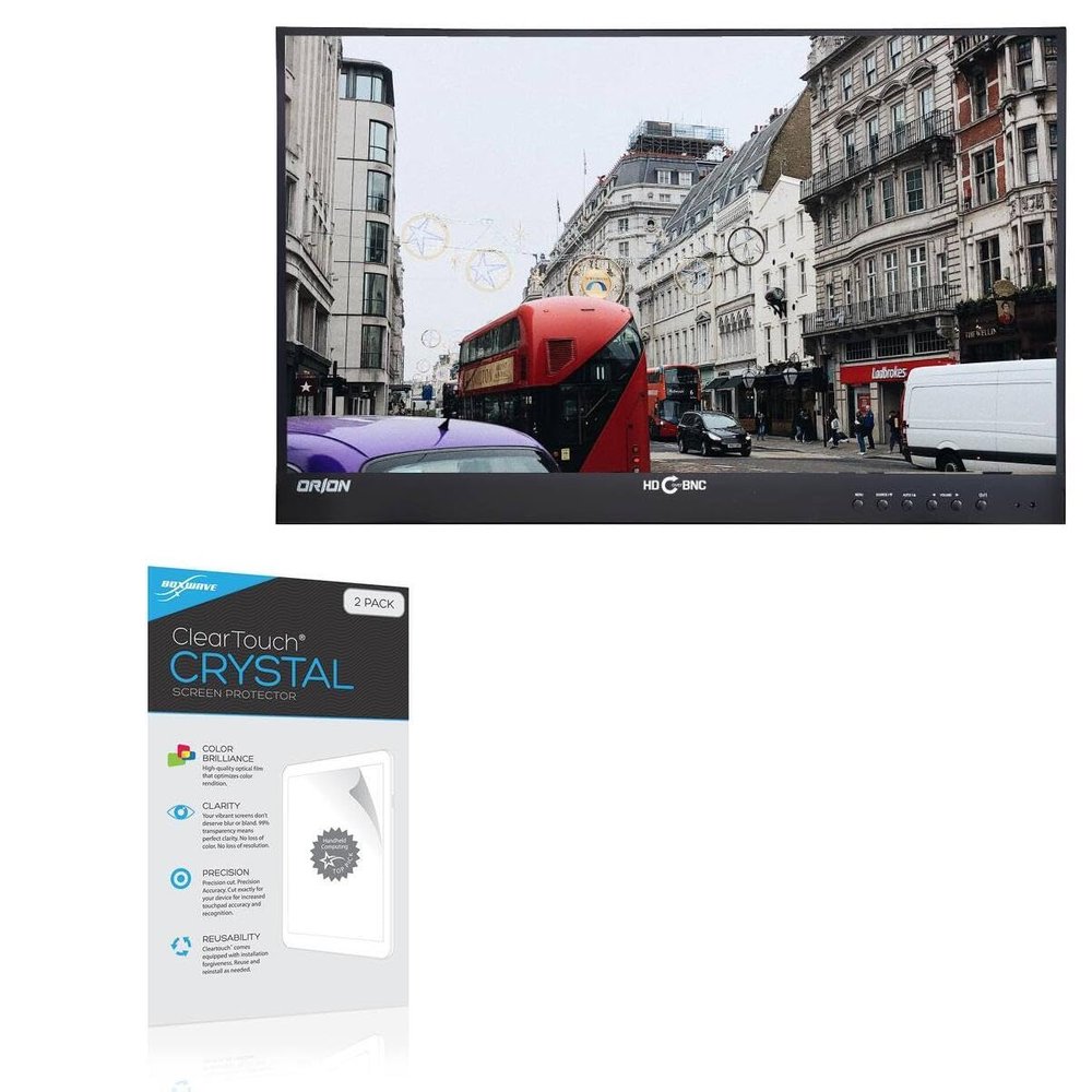 BoxWave Screen Protector Compatible with Orion Images 23REDPH - ClearTouch Crystal (2-Pack), HD Film Skin - Shields from Scratches