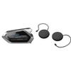 Sena 50R 3-Button Motorcycle Bluetooth Headset w/Sound by Harman Kardon Integrated Mesh Intercom System (Dual) and Speakers for 50R, Black view 1