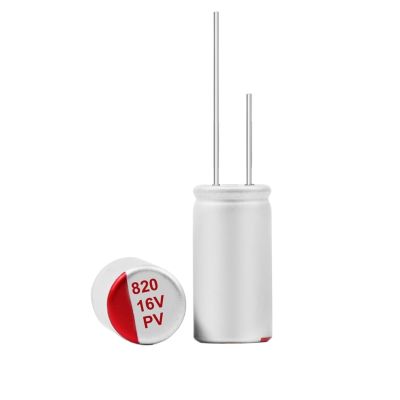 CONTIA 20Pcs DIP Solid Electrolytic Capacitor 16V820UF 8x12 DIY Graphics Card Motherboard Oiginal