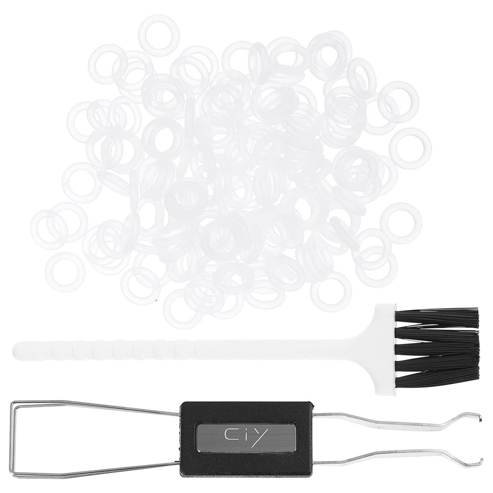 HyKab Pc 1 Set Keycap Puller Computer Keyboard Cleaning Brush Plastic Handle Nylon Brushes for Cleaning Keyboard Circuit Board Home Portable Keyboard Brushes