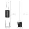 HyKab Pc 1 Set Keycap Puller Computer Keyboard Cleaning Brush Plastic Handle Nylon Brushes for Cleaning Keyboard Circuit Board Home Portable Keyboard Brushes view 2
