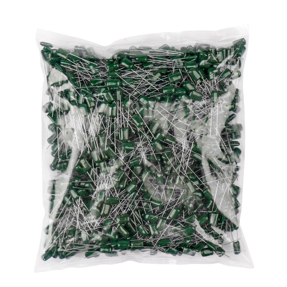 1000Pcs Metalized Mylar Capacitors 100V Polyester Film Capacitor 0.22nF-470nF 0.22nF 0.68nF 4.7nF 10nF 68nF 2A471J 2A102J 2A152J (Size : 2A331J 0.33nF)