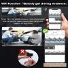 2025 Upgraded 12" 4K Rear View Mirror Camera with WiFi,2160P Mirror Dash Cam Front and Rear Backup Camera for Cars & Trucks,WDR & HDR, Loop Recording, G-Sensor, Parking Monitor, 64GB Card & GPS view 2
