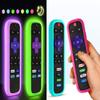 (4 Pack) ONEBOM Cover for Roku Remote, Cover for Hisense/TCL Roku TV Steaming Stick/Express Universal Replacement Controller Silicone Sleeve Skin Glow in The Dark view 1