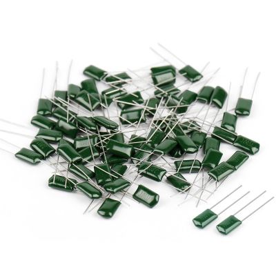 50Pcs Polyester Film Capacitor 100V 630V 222J 102J 103J 223J 104J 473J 224J 472J 202J 1NF 10NF 1.5NF 15NF 2.2NF 22NF 3.3NF 33NF (Size : 630V 2J222J)