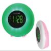 HANNLOMAX HX-162CR AM/FM PLL Radio with Alarm Clock, RGB Mood Light (7 Colors) and Dynamic Mode, 1" LED Display with dimmer Function, AC Operation only (Pink) view 1