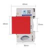 385V 40KA~80KA 2 P 2 Pole SPD House Surge Protector Protective Low-Voltage Arrester Device HYS4-B/2 50hz/60hz din Rail view 3