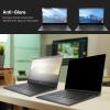 Laptop Privacy Screen 15.6 Inch 16:9 Aspect Ratio, Laptop Screen Privacy Shield Compatible With Lenovo Hp Dell Acer Asus Thinkpad Envy Xps, Removable Anti Glare Blue Light Computer Filter Protector view 4