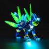 BrickBling LED Light Kit Compatible with Lego DREAMZzz Zoey and Zian The Cat-Owl, Creative Light Compatible with Lego 71476-No Model Included view 1