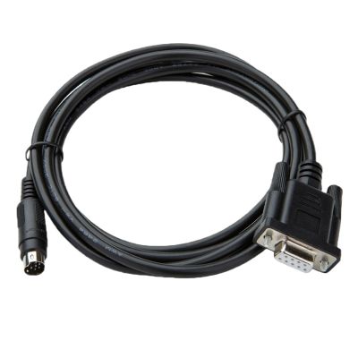 TK6070-FX Programming Cable for FX Series PLC Connect TK6070 Touch Screen TK6070IH/IK/IP-FX Download Line (Size : 5m, Color : Black)