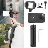 Coyktonty Swivel Backpack Clip Mount+Aluminum Alloy Tripod for DJI OSMO Pocket 3,360 Rotation Backpack Strap Mount Quick Clip Mount with Expand Frame,with Cold Shoe Groove Fill Light can be Attached view 1