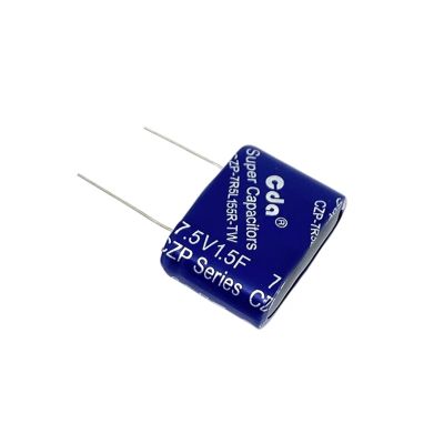 HNEJA CZP Super Capacitors DA Type 7.5V 0.33F 0.6F 1F 1.5F 2.2F 3.3F 5F 6.5F Ultra Capacitor Farrah SuperCapacitors (Size : 7.5V 1F 24X8X22MM)