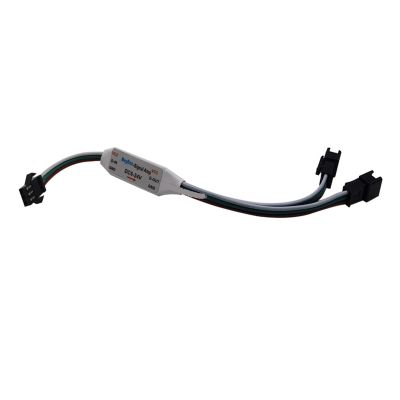 CONTIA Mini TTL Signal Amplifier Repeater for WS2812B WS2811 16703 SK6812 3Pin Addressable LED Light Strip String Module 1 to 4/8 5-24V (Size : 1PCS, Color : 1 Female to 2 Male)