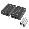 Zhpuostd HDMI Over Fiber Extender Kit with SFP Modules, 1080P@60Hz & Bi-Dir Audio Over Single Fiber, Up to 20km, EDID/RS232/HDCP, Plug & Play for ProAV, a Pair view 1