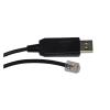 F1T`D2I FT232RL USB to RJ11 6P4C Adapter RS232 Serial PLC Programming Cable Fits KV Series PLC to PC Communication Cable(3m,FT231XS Chip) view 1