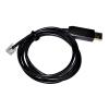 F1T`D2I FT232RL USB to RJ11 6P4C Adapter RS232 Serial PLC Programming Cable Fits KV Series PLC to PC Communication Cable(3m,FT231XS Chip) view 2