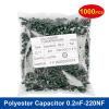 1000Pcs Metalized Mylar Capacitors 100V Polyester Film Capacitor 0.22nF-470nF 0.22nF 0.68nF 4.7nF 10nF 68nF 2A471J 2A102J 2A152J (Size : 2A682J 6.8nF) view 2
