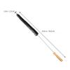 HyKab Dryer Vent Cleaner Drain Clog Remover Washing Machien Cleaning Brush Stainless Steel Water Cleaning Tool for Dryer Washing Machien Pipe Narrow Neck Black Brushes view 2