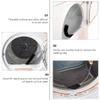 HyKab Dryer Vent Cleaner Drain Clog Remover Washing Machien Cleaning Brush Stainless Steel Water Cleaning Tool for Dryer Washing Machien Pipe Narrow Neck Black Brushes view 4