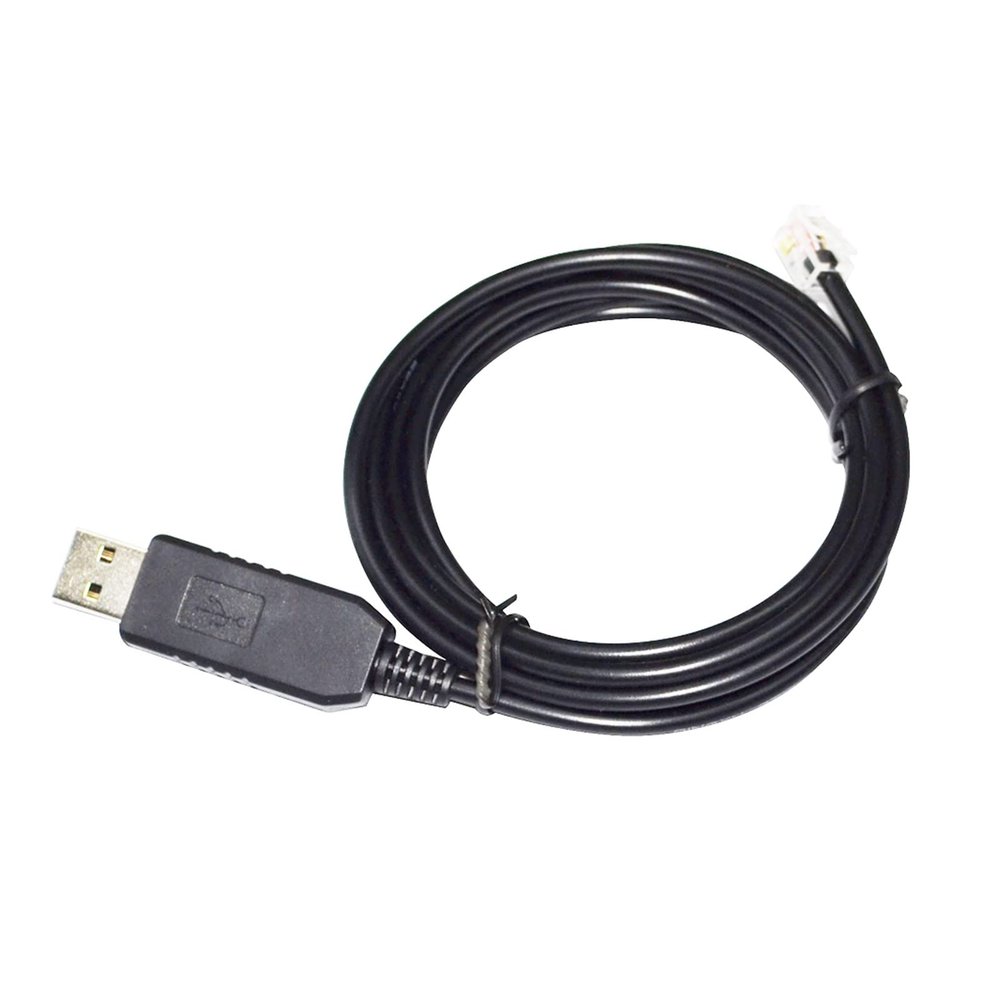 Industrial F1T`D2I FT232RL CHIP USB to RS232 RJ11 RJ9 4P4C Serial Cable Fit Fit Compatible PC to NEXSTAR Hand Control of AVX Mount KABLE(1.8M)