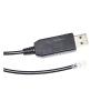 Industrial F1T`D2I FT232RL CHIP USB to RS232 RJ11 RJ9 4P4C Serial Cable Fit Fit Compatible PC to NEXSTAR Hand Control of AVX Mount KABLE(1.8M) view 2
