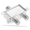 OSALADI 2pcs Cable Splitter Dual Output Splitter for Amplifier and Antenna Compatible and Systems Easy Installation Vertical Horizontal Mounting view 4