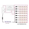 CONTIA Mini TTL Signal Amplifier Repeater for WS2812B WS2811 16703 SK6812 3Pin Addressable LED Light Strip String Module 1 to 4/8 5-24V (Size : 1PCS, Color : 1 Female to 8 Male) view 4