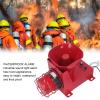 Outdoor Siren Strobe, 180dB Sound Light Alarm Horn High Brightness Frost Proof Easy to Install Low Power Consumption for Emergency (DC12V view 3