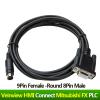 TK6070-FX Programming Cable for FX Series PLC Connect TK6070 Touch Screen TK6070IH/IK/IP-FX Download Line (Size : 10m, Color : Black) view 2