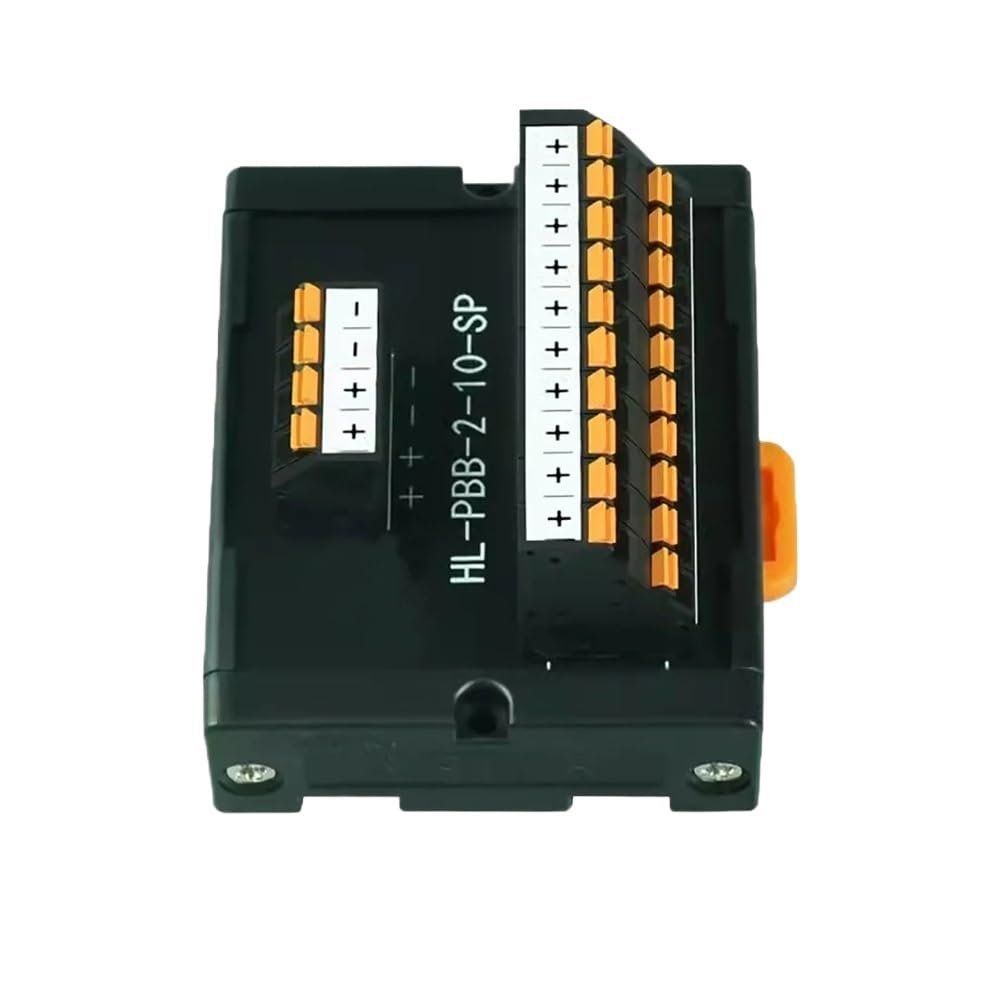 HL-PBB-2-5-SP Industrial Terminal Block Power Distribution Terminal Servo Adapter Board More in More Out 50I 50O HL-PBB-50-50-SP (Color : 12in 12out)
