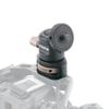 Tilta Mini Ball Head Mount | Adjust Angle of External Monitors or On-Board Lights | Ensures Accessories Stay Secure | Easy to Adjust (1/4"-20 with Locating Pins) TA-MBH-1420-B view 1