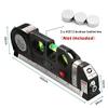 FLaig Distance Meter Multipurpose Level Vertical Measure, Tape Aligner Bubbles, Optical Instrument + Tripod Tape ?Measure Ruler, Black view 2