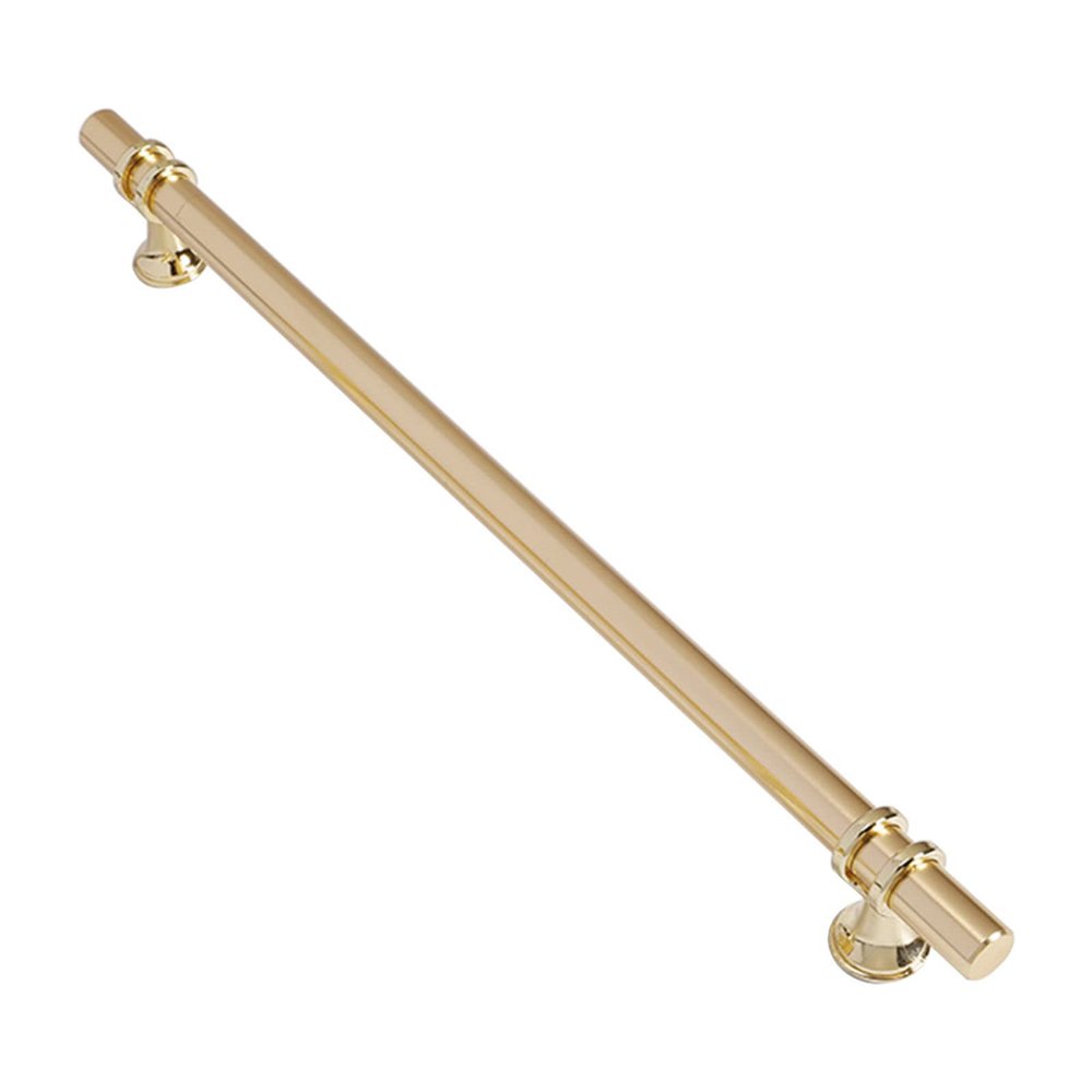 FJYDM 2 Packs Pulls Wardrobe Door Handle Simple Gold Drawer Handle A Variety of Specifications to Choose From-5CM-black (Color : Gold, Size : 30.9CM)