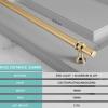 FJYDM 2 Packs Pulls Wardrobe Door Handle Simple Gold Drawer Handle A Variety of Specifications to Choose From-5CM-black (Color : Gold, Size : 30.9CM) view 2