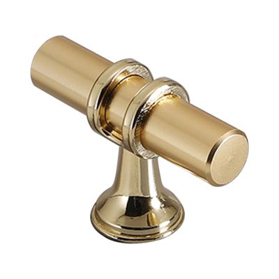 FJYDM 2 Packs Pulls Wardrobe Door Handle Simple Gold Drawer Handle A Variety of Specifications to Choose From-5CM-gold