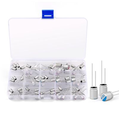 100Pcs/Lot Solid Capacitor Kit 10Values Motherboard Assorted Box 2.5V4V6.3V16V 470UF 560UF 1000UF Storage Samples Set