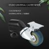 ALOEU 3PCS 22mm Photo Studio Universal Caster Wheel Tripod Pulley Heavy Duty for Light Stands/Studio Boom view 3
