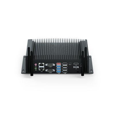 VENOEN Fanless PC i5 W11 pro, Industrial Mini PC Core i5 10210U, 8GB RAM 256GB M.2 SSD, HD+EDP+Type-C, RJ45 LAN, RS232/485 COM, 4G/5G Module, M.2 WiFi, BT4.2, SIM Slot, FP1 9Pin, ITX Computer