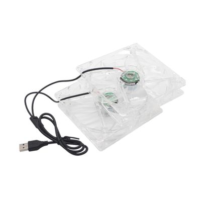 Uonlytech USB Cooling Fan for Receiver Double Quiet Fan Compact Lightweight Design Easy USB Installation for Computer Case Routers Mobile Hard Drives High Performance Heat Dissipation