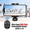 [Upgraded] Bluetooth 5.0 Remote Shutter for iPhone & Android Camera Wireless Remote Control Selfie Button for iPad iPod Tablet, HD Selfie Clicker for Photos & Videos (Black  2 Pack) view 4