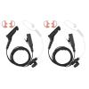 2 Pack APX 6000 Earpiece XPR 7550e Headset Compatible for Motorola Radios APX 8000/7000/4000 XPR 7350e/7580e/7380e/7550/7350 Acoustic Tube with PTT Mic, Surveillance Headset view 1