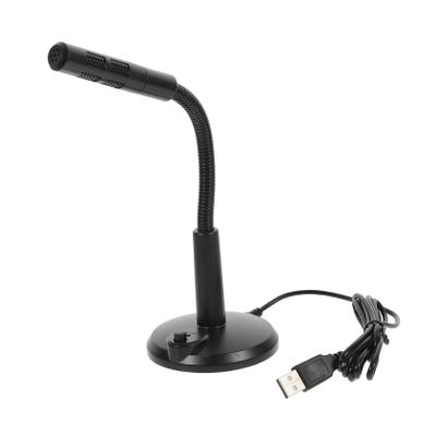 Hemoton Desktop Microphone 360 Sound Mini Base Independent Power Indicator for Singing Chatting
