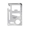 Yuly Lifesaving Card 11 In 1 Pocket Tools Opener Nail Puller Can Opener Outdoor Survival Equipment Gifts For Men Women Lifesaving Card 11-in-1 Survival Pocket Tool Can Opener With Scale For Camping view 2