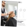 FOMIYES 4 Pcs Hair Crimper Waver Hairdressing Machine Flat Iron Hair Rollers Mechanics Tools Coils Mechanic Tool Hair Cutting Machine Hot Rings Utensil White Curling Iron Ceramics Replace, Whitex2pcs view 3