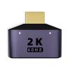 Yuly Splitter 1 in 2 Out -2K Splitter 1x2 Ports Powered 2K Full UltraHD 1920x1080 3D Support 1920x1080 Monitor 60hz view 4