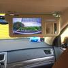 ALOEU 7Inch Beige Car Right Sun Visor Rear View Mirror Screen LCD Monitor 2 Channel Video Replacement view 2