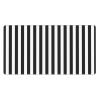 YYHWHJDE Black and White Stripe Pattern Large Office Gaming Mouse pad 16 x 29.5 in : Strong Adhesion and Durability Precision Edge Locking view 1