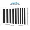YYHWHJDE Black and White Stripe Pattern Large Office Gaming Mouse pad 16 x 29.5 in : Strong Adhesion and Durability Precision Edge Locking view 2